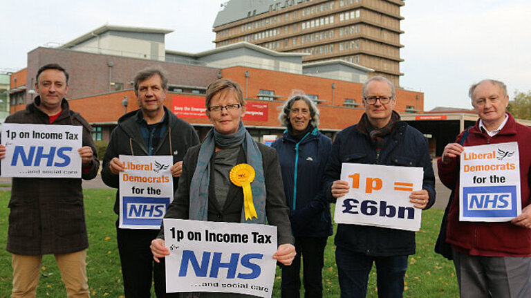 Protecting our NHS Rebecca is fighting for local health services and to end the GP shortage