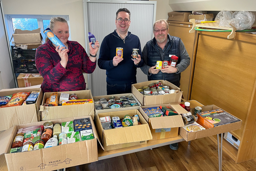 Food donation from Crypt School will really make a difference