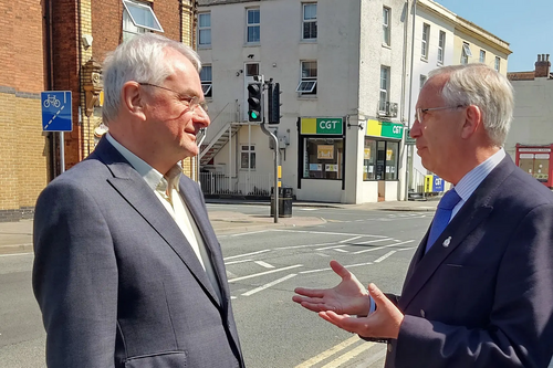Jeremy Hilton with PCC Chris Nelson