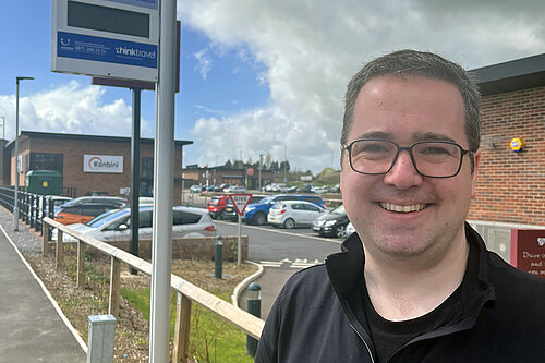 Councillor Sebastian Field is calling for the shelter to be erected by the Costa coffee shop at the Old Log Pond on Bristol Road.