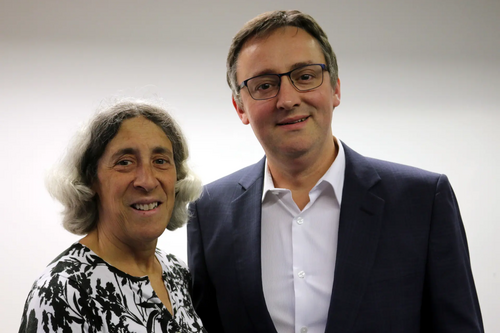 Councillor Joanne Brown and Ashley Bowkett