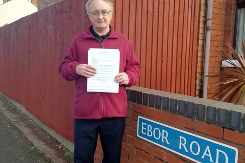 Howard Human and Ebor Road street letters