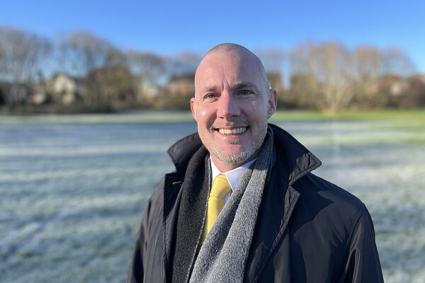 Adam Gatier is the Lib Dem candidate for Abbey division