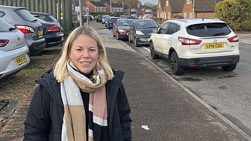 Roads markings have still not been installed near the Oxstalls campus