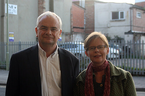 Jeremy Hilton and Rebecca Trimnell are calling for a general election