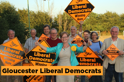 Rebecca Trimnell and Gloucester Liberal Democrat members