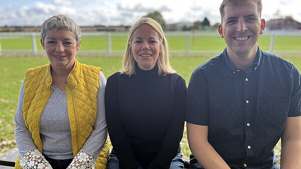 Councillor Linda Castle, Councillor Sarah Sawyer and Luke Shervey are the team for Longlevens
