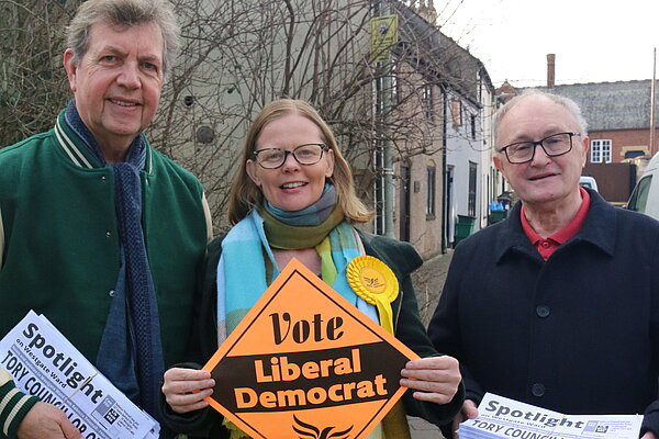 Councillors Rebecca Trimnell and Howard Hyman are Liberal Democrat team for Westgate.
